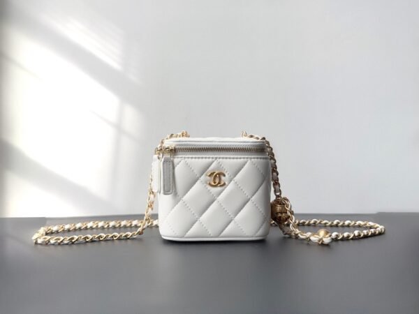 Gold Ball Cosmetic & Lipstick Bag