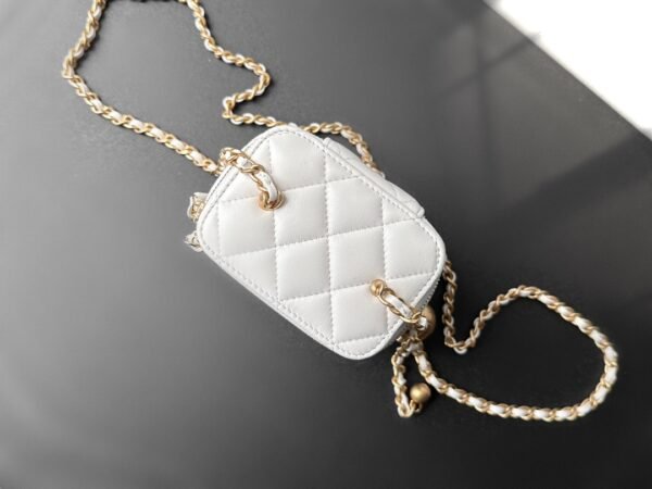 Gold Ball Cosmetic & Lipstick Bag