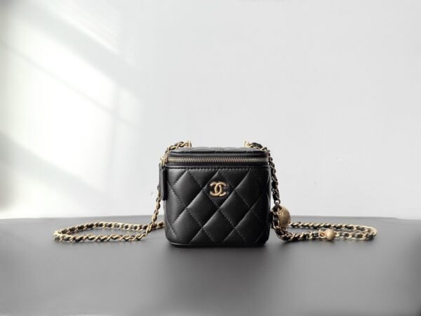 Gold Ball Cosmetic & Lipstick Bag